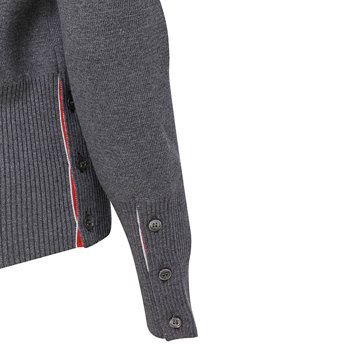 Thom Browne Med Grey Wool Knitwear