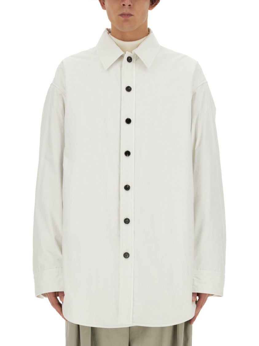 Bottega Veneta Quilted Oversized Padded Jacket With High Collar