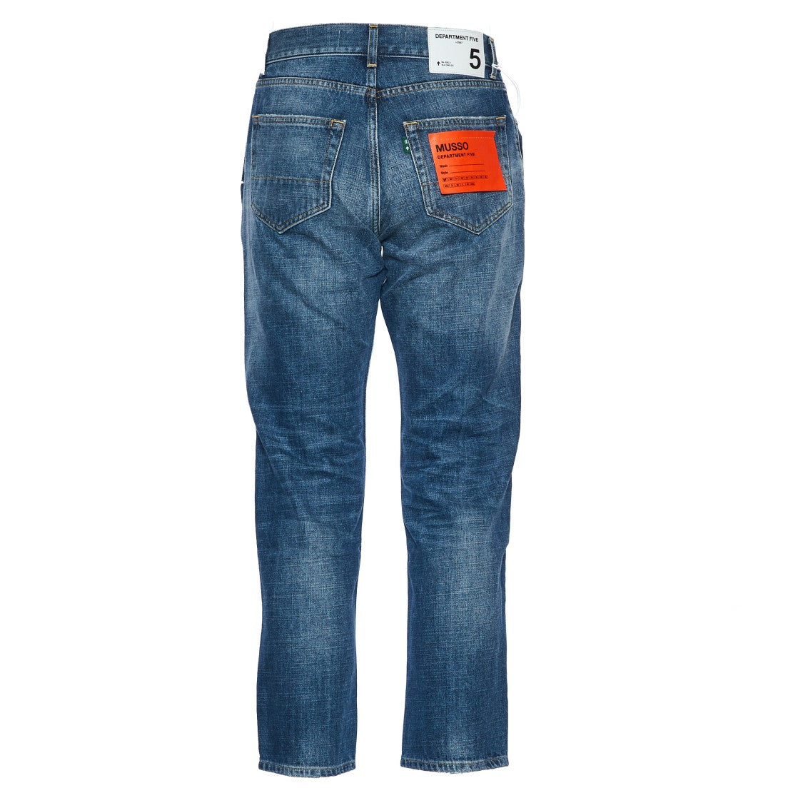 Department Five Relaxed-Fit Cropped Denim Jeans