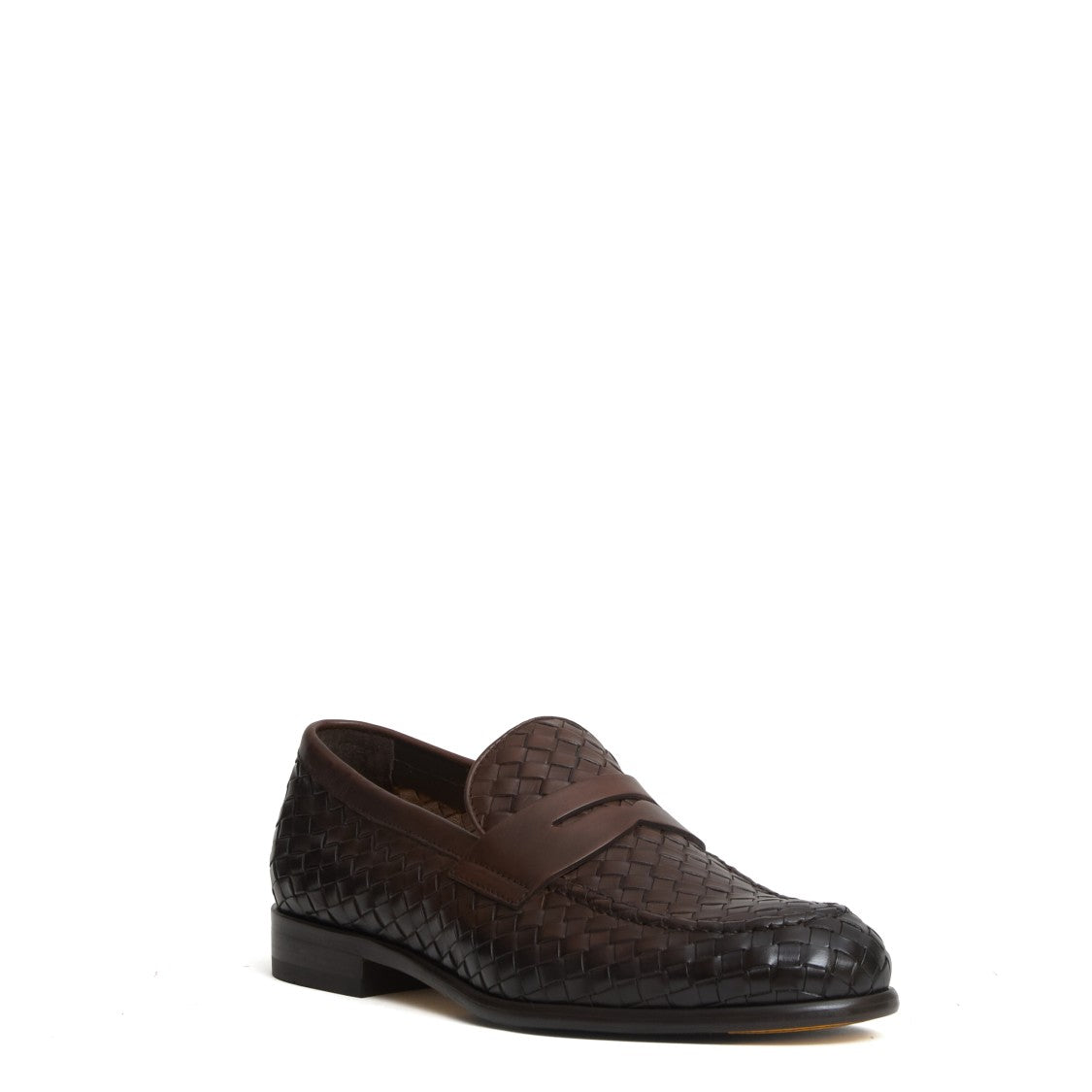 Doucal's Penny Adler Woven Leather Loafers
