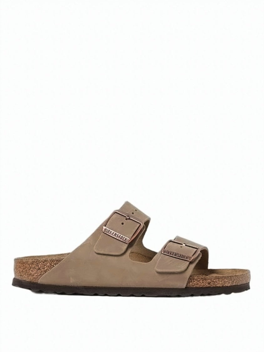 Birkenstock Open-Toe Leather Mule With Adjustable Straps