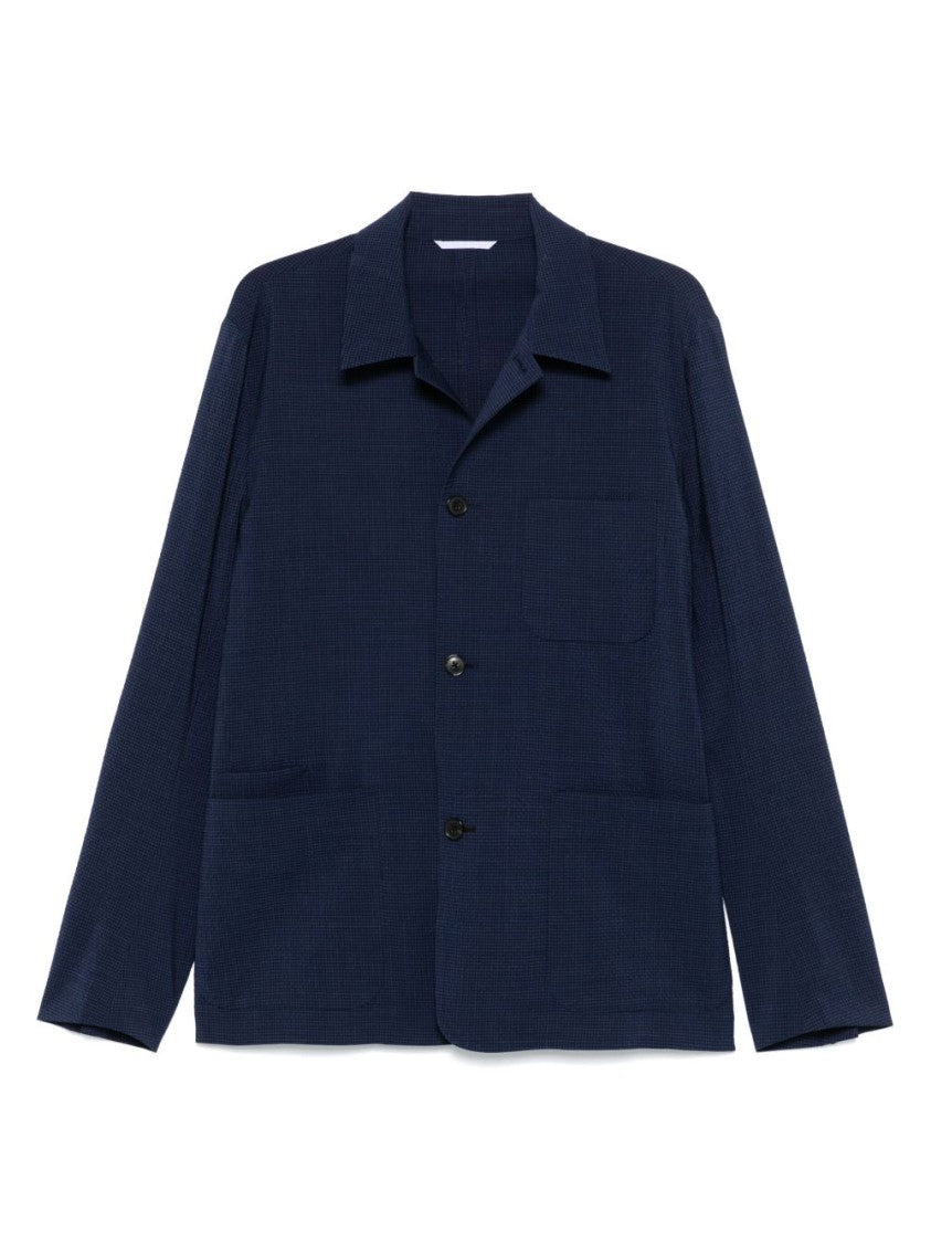 Paul Smith Navy Blue Two-Button Jacket