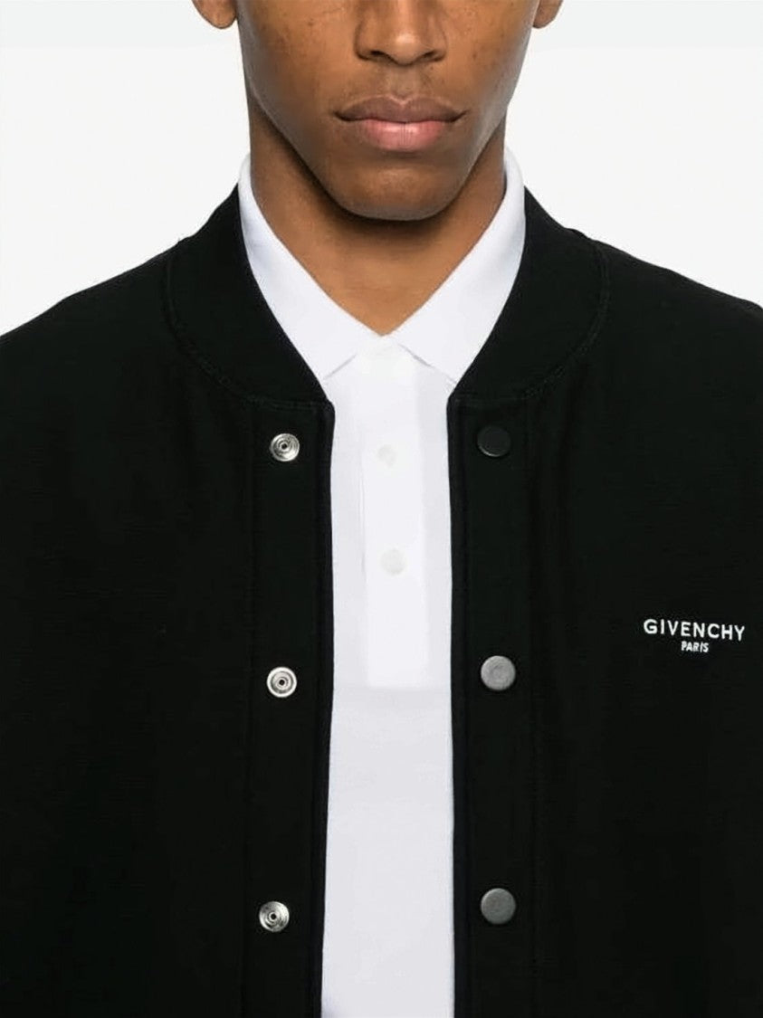 Givenchy Button-Up Front Cardigan With Ribbed Cuffs And Pocket Detail