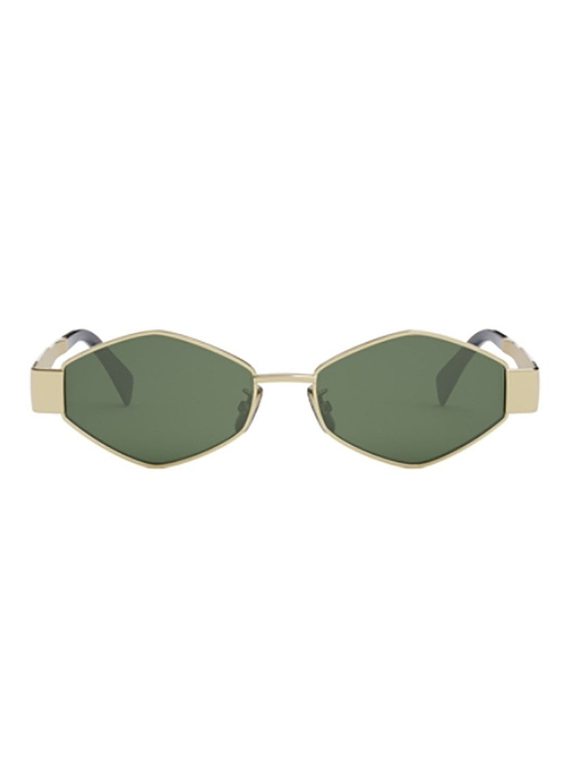 Celine Metallic Cl40254u Hexagonal Bold Sunglasses