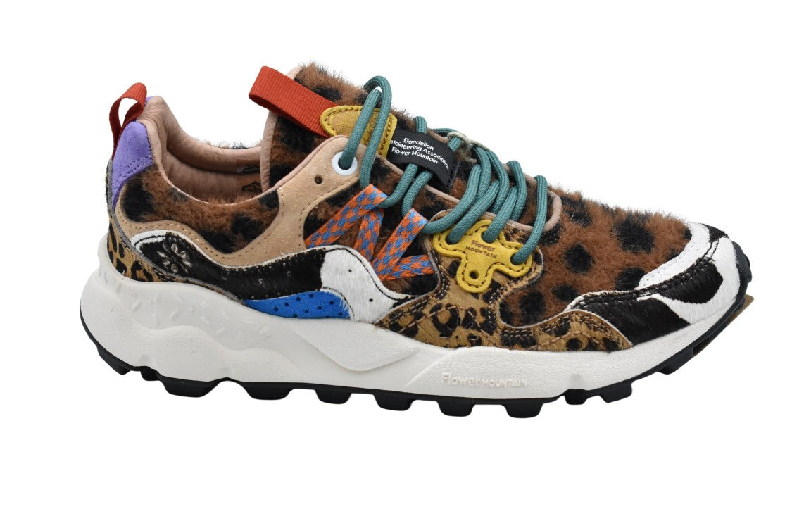 Flower Mountain Beige Flat Shoes With Unique Textures