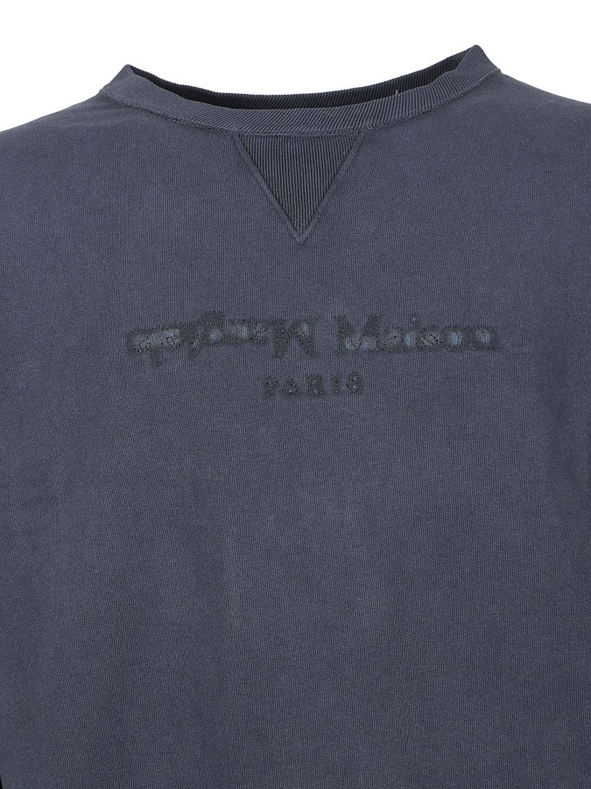 Maison Margiela Relaxed Fit Grey Sweater