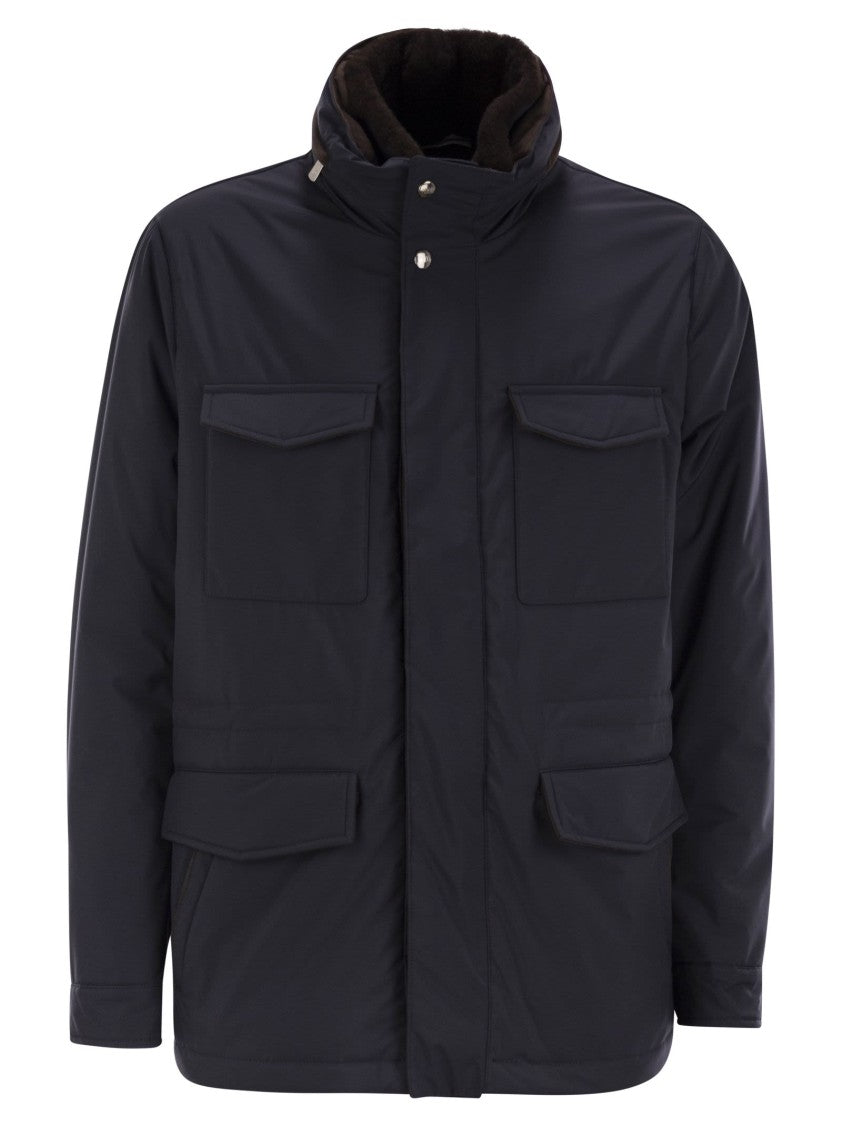 Fedeli Trieste - Rain Jacket And Shearling.