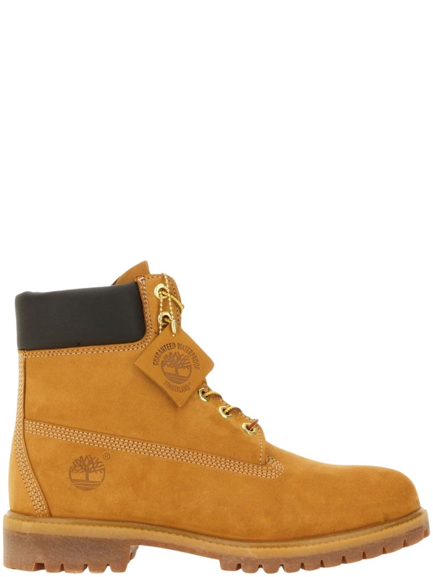 Timberland Brown Premium 6-Inch Lace-Up Waterproof Boots
