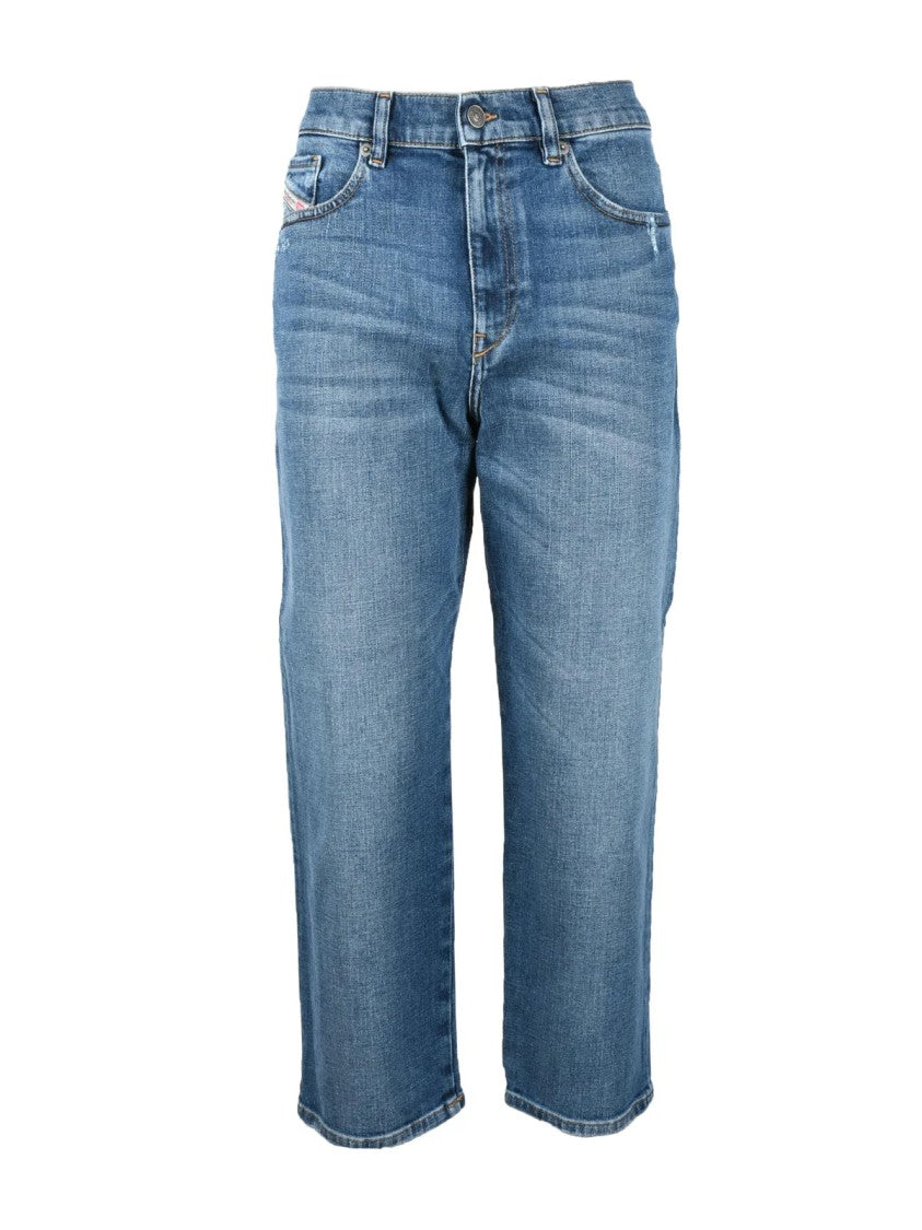 Diesel Blue Straight Stretch Jeans