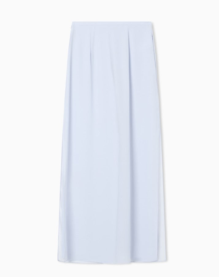 Emporio Armani Techno Georgette Invisible Side Zip Culottes