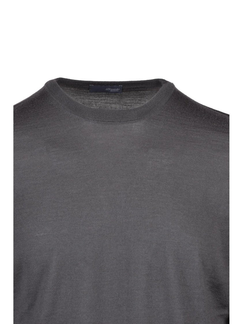 Drumohr Crew Neck Sweater - Brown