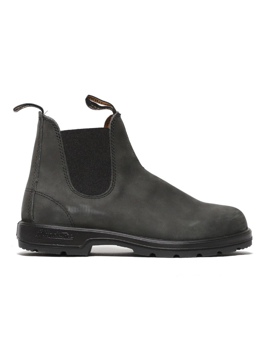 Blundstone Ankle Boot With Soft Gray Nubuck Upper