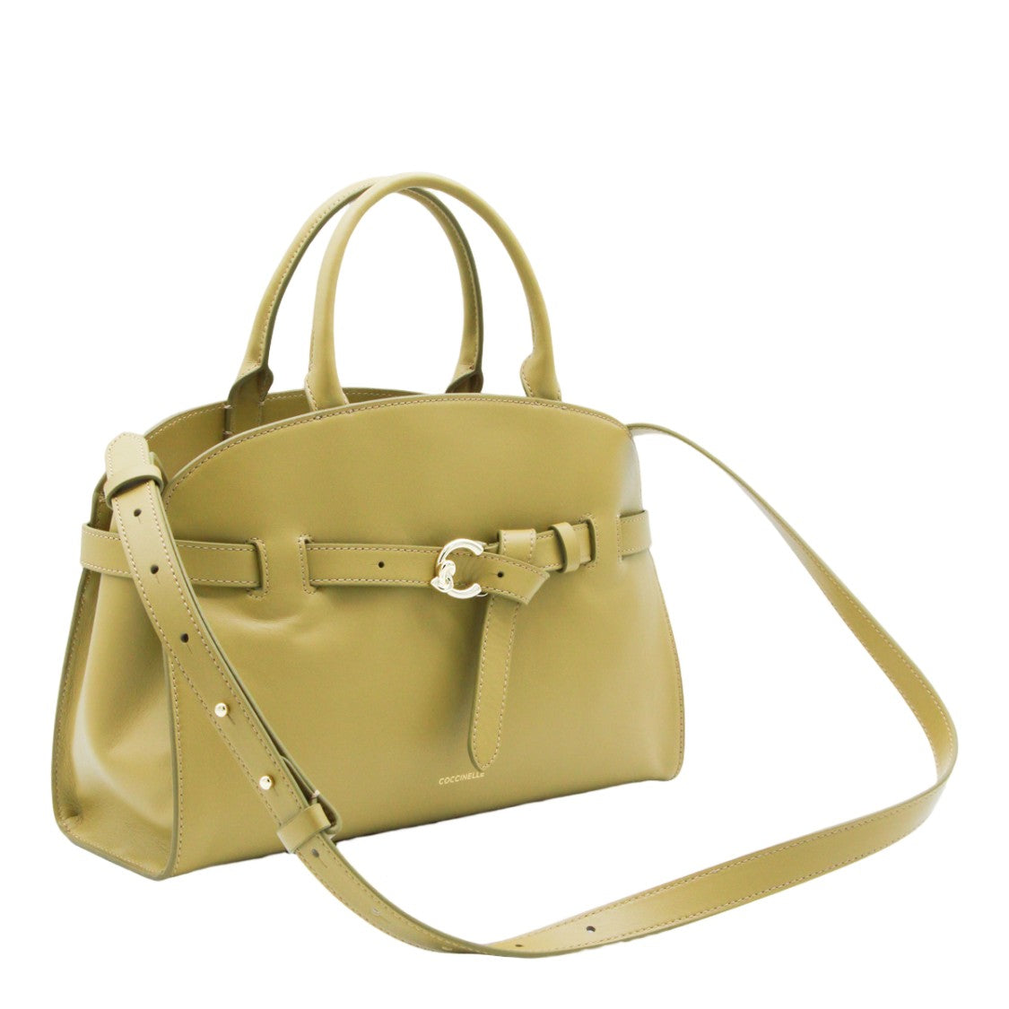 Coccinelle Structured Handbag With Rounded Top Edge