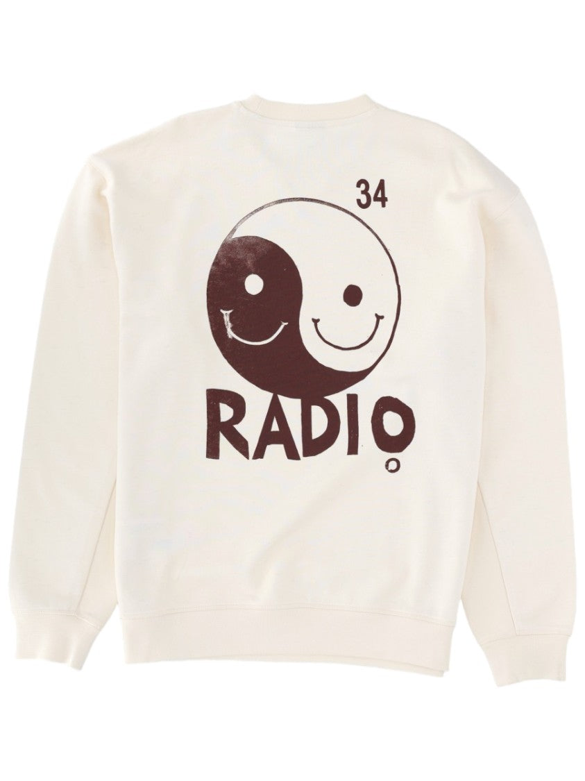 Ps Paul Smith Relaxed Fit Oversized Graphic Print Organic Cotton Sweatshirt