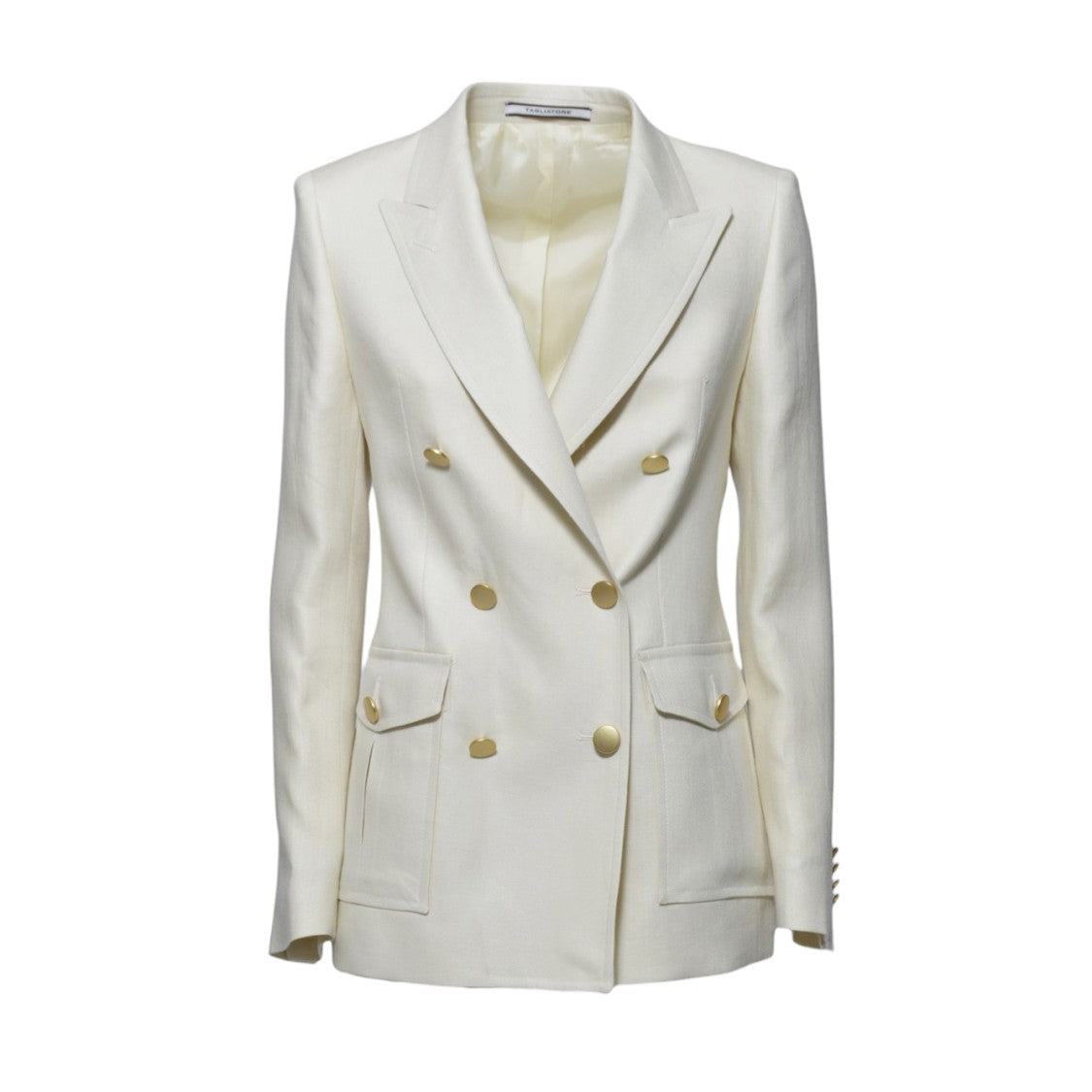 Tagliatore Honey Ivory Linen Twill Jacket