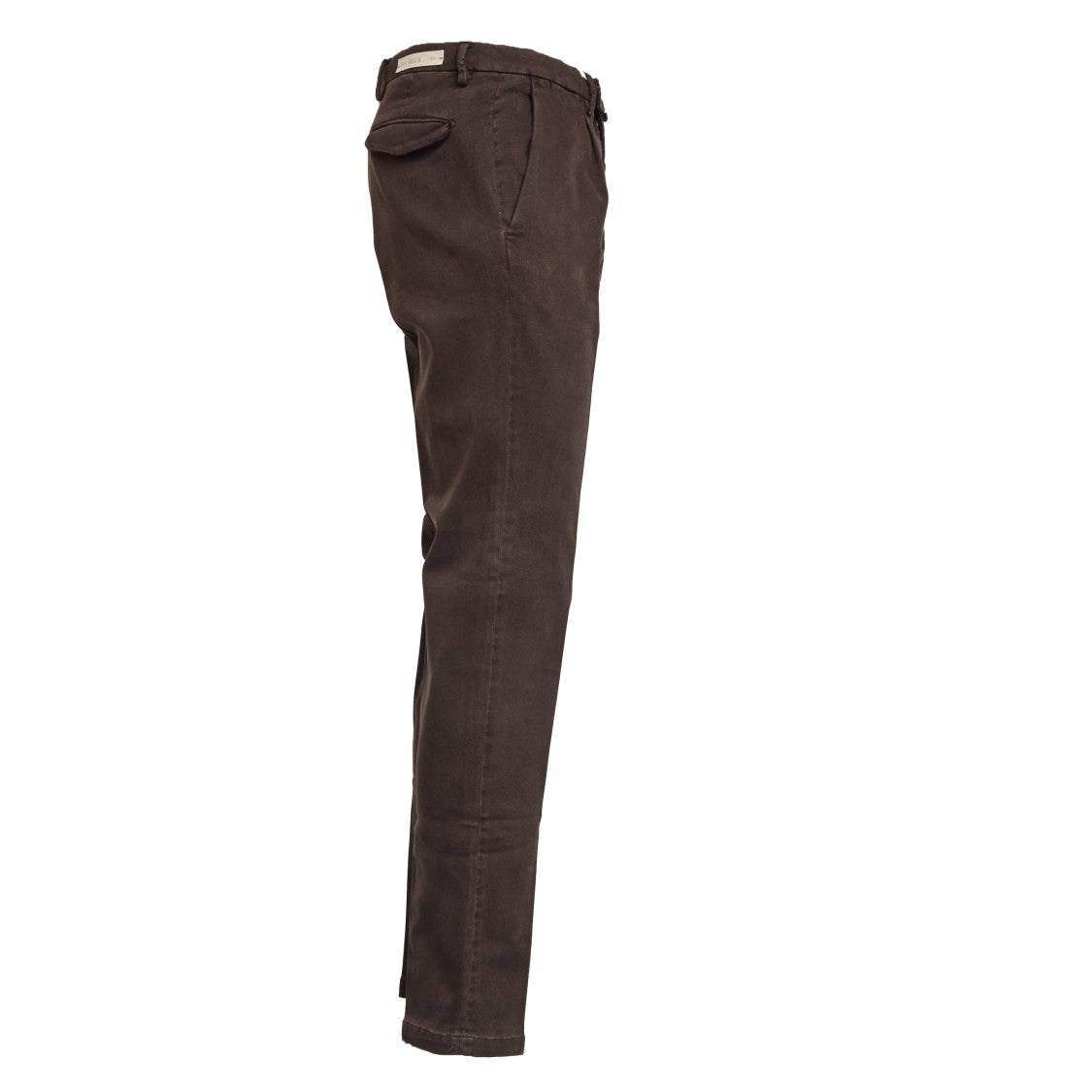 Briglia Brown Tencel Cotton Pleated Trousers