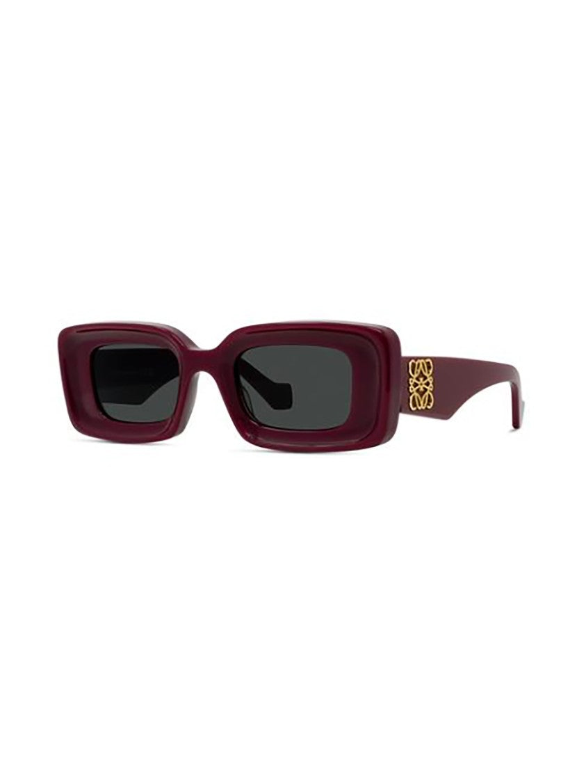 Loewe Red Lw40101i Bold Rectangular Sunglasses