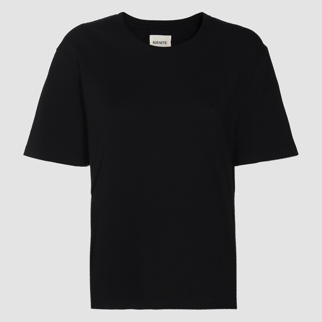 Khaite Black Cotton T-Shirt