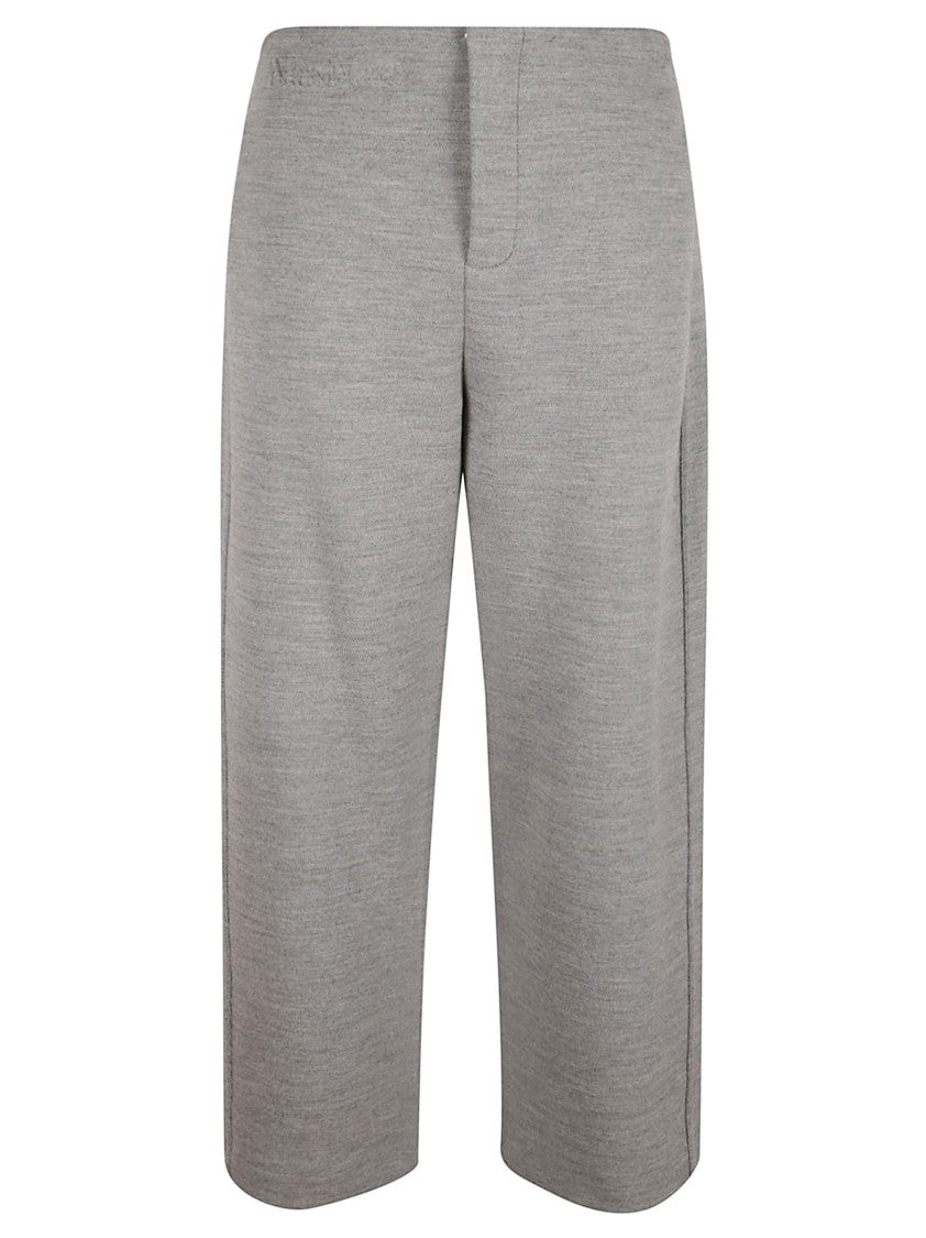 Max Mara Wide-Leg Trousers With Clean Front
