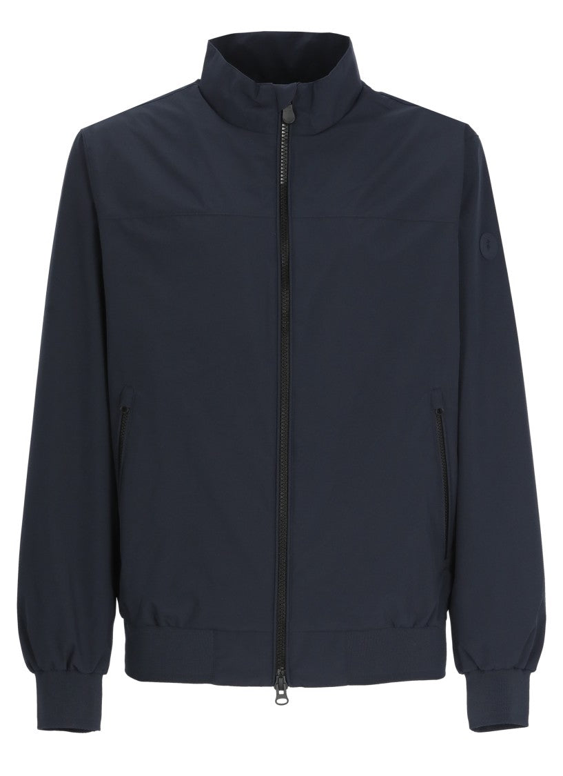Save The Duck Blue Finlay Jacket Tech Fabric Jacket