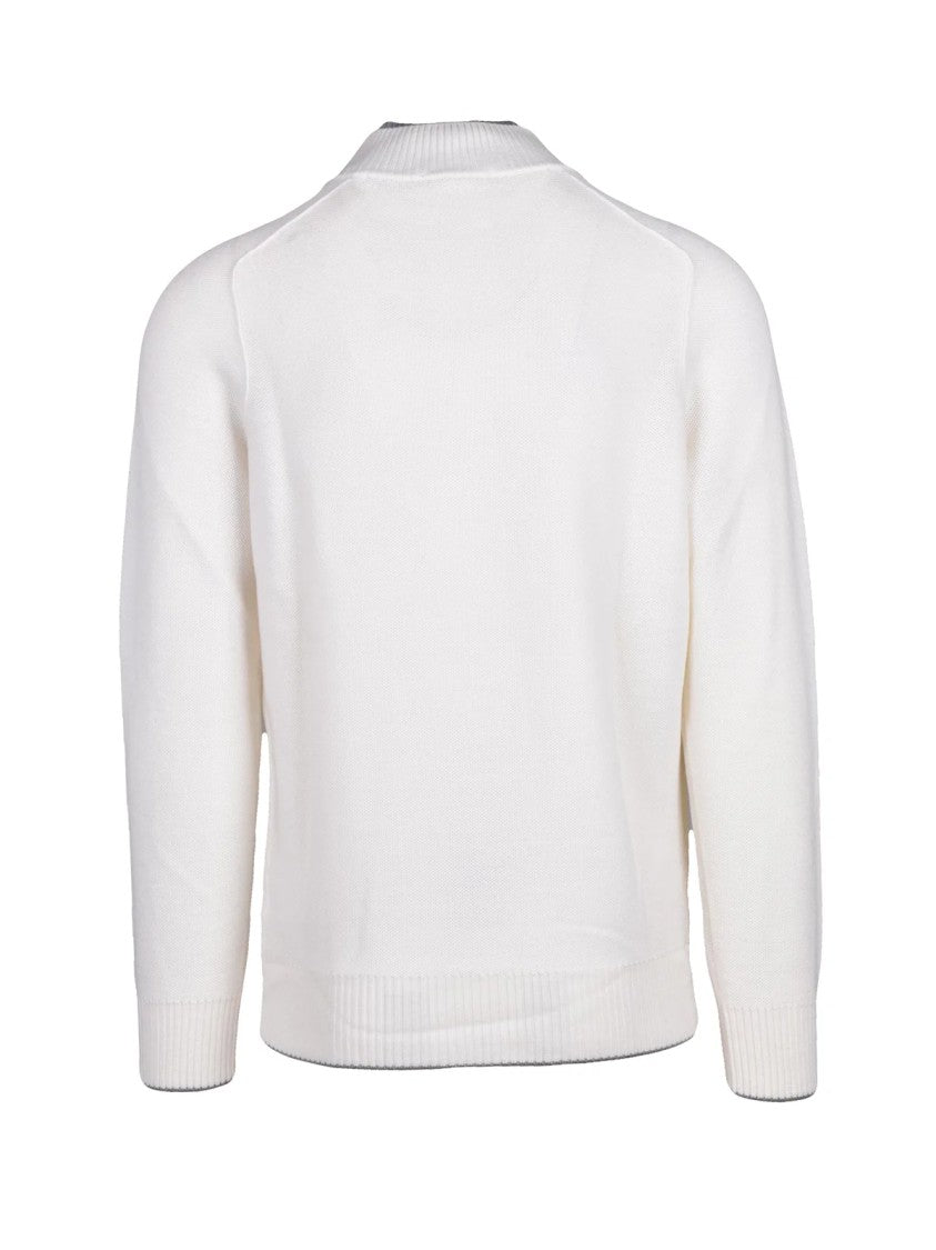 Kangra Mock Neck Pullover In Extrafine Merino Wool