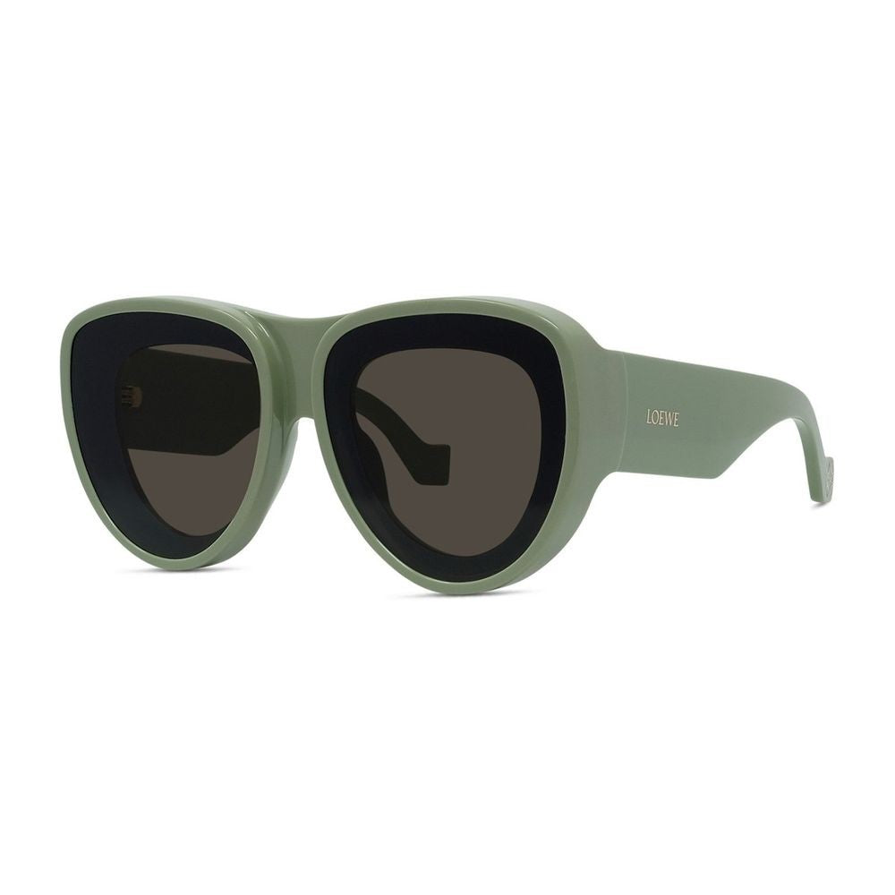 Loewe Signature Pilot-Style Sunglasses With Signature Beveled Detailing