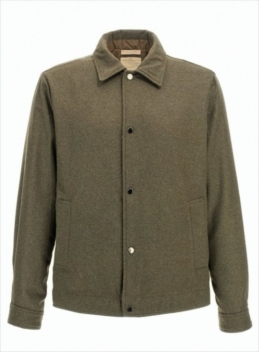 Woolrich Recycled Wool Blend Keating Shirt Jacket