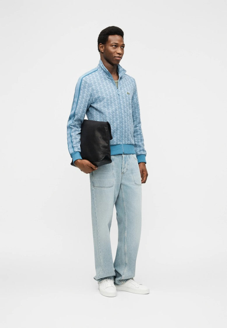 Lacoste Light Blue Paris Jacquard Jacket