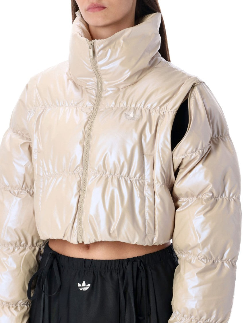 Adidas Originals Glossy Cropped Puffer