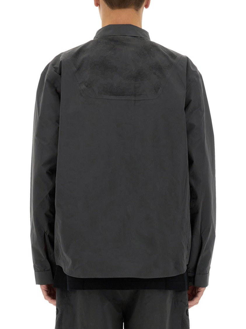 Alpha Industries Laser Cut Shirt With Structured Silhouette