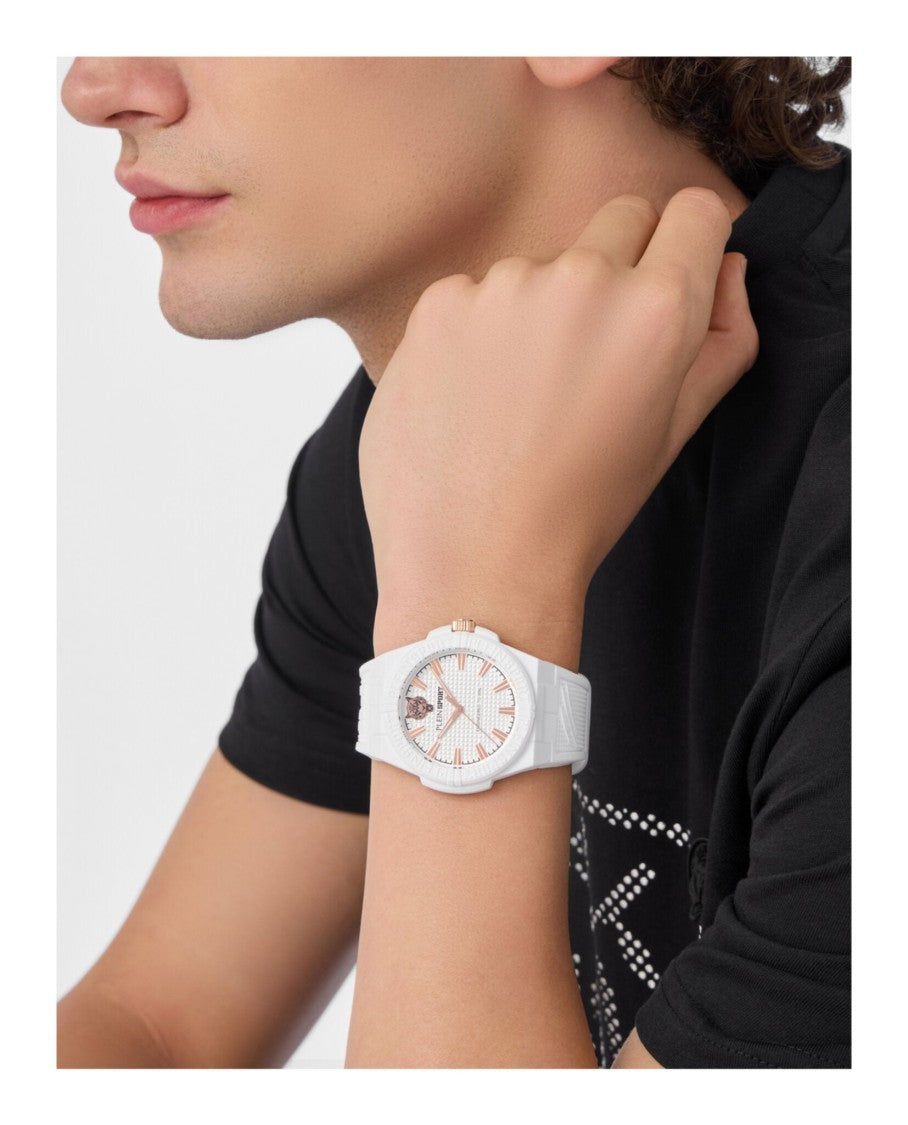 Plein Sport Quartz Movement White Bio-Nylon Watch