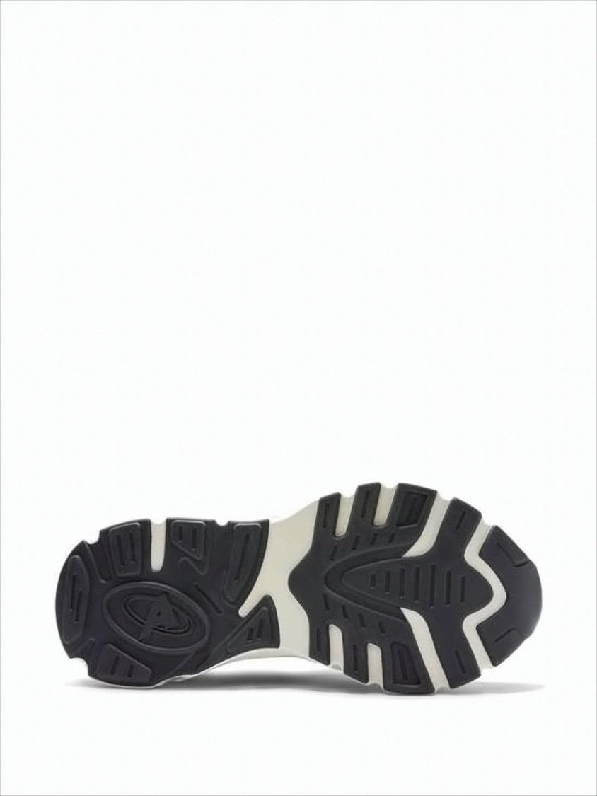 Axel Arigato Layered Grey Sneakers With Textured Leather And Rubber Sole