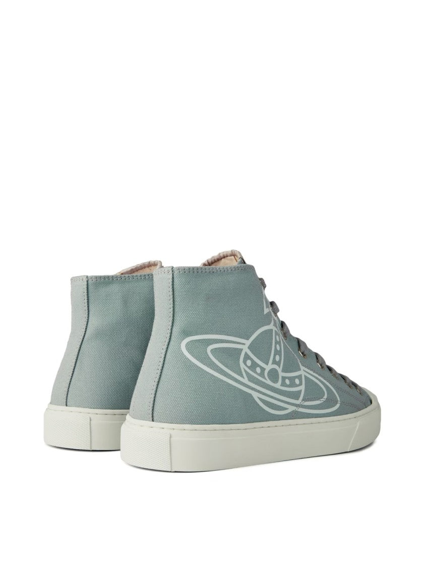 Vivienne Westwood Plimsoll Logo High-Top Sneakers