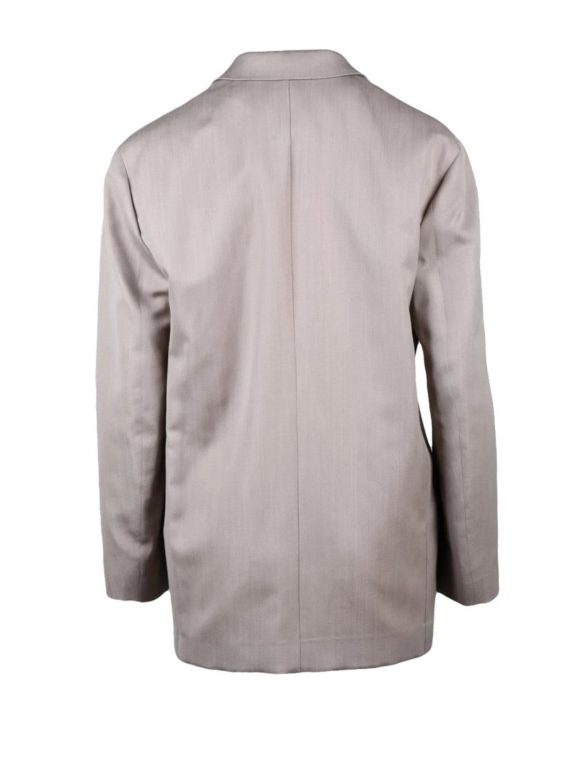 Alberta Ferretti Virgin Wool-Blend Oversized Blazer