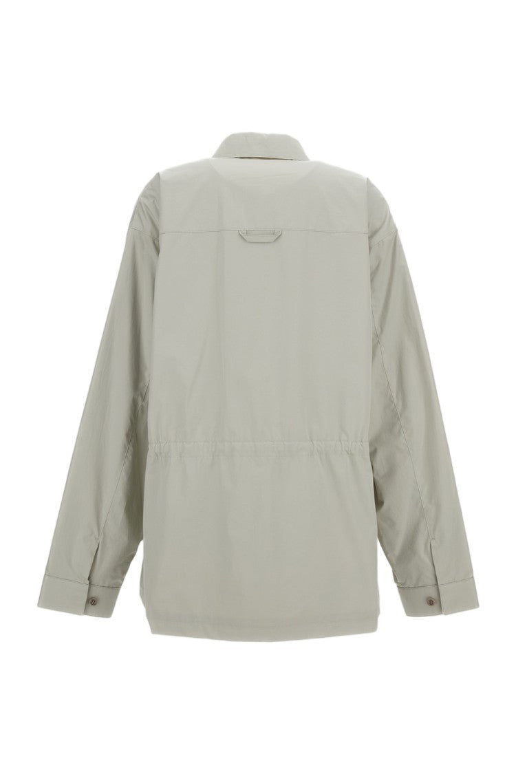 Rier Grey Water-Repellent Cotton Field Jacket