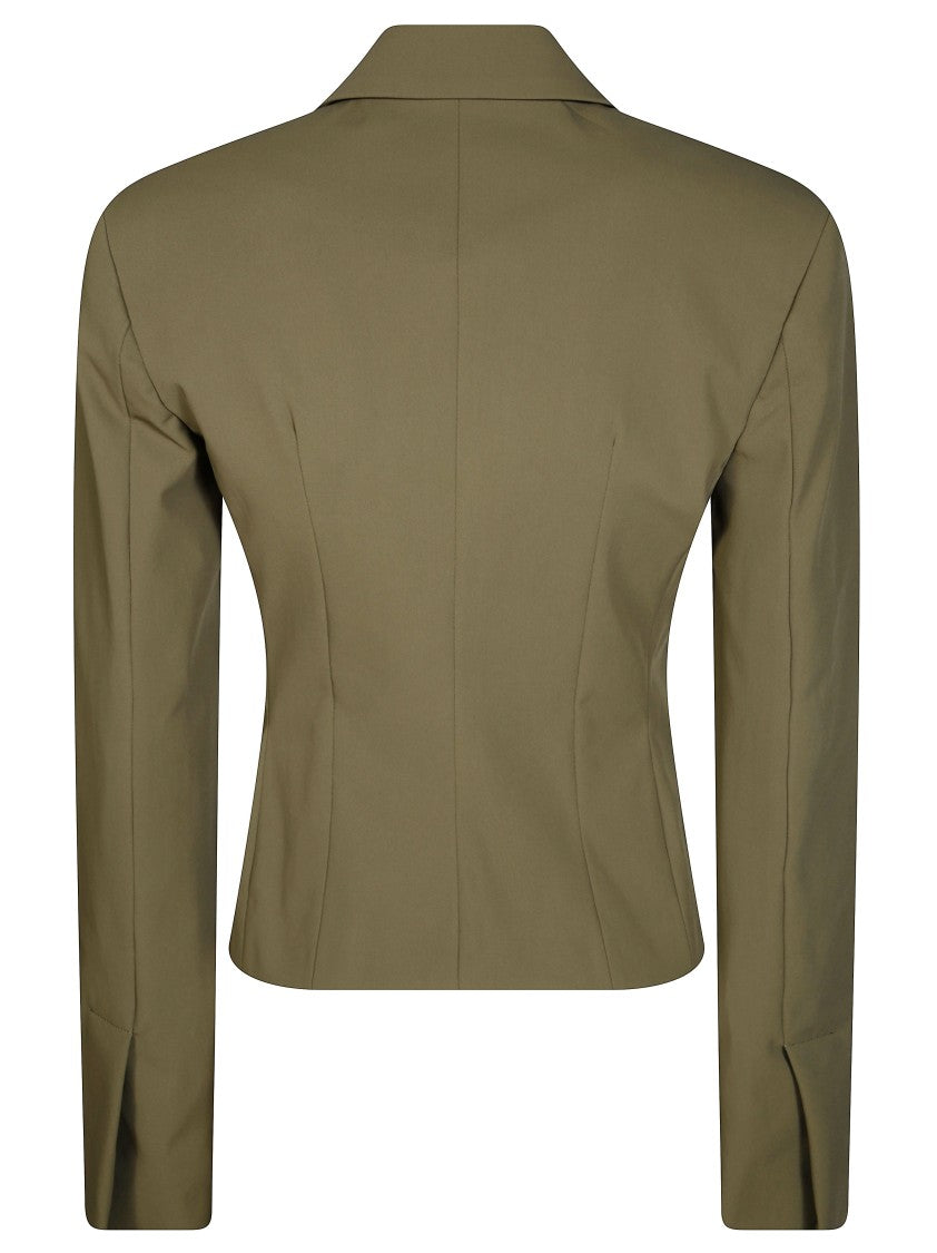 Pinko Teroldego Technical Cropped Tailored Jacket
