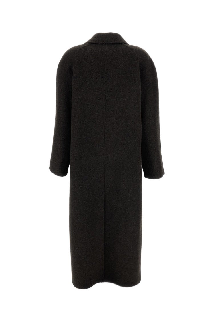 Loulou De Saison Irvin Double-Breasted Wool-Cashmere Long Coat