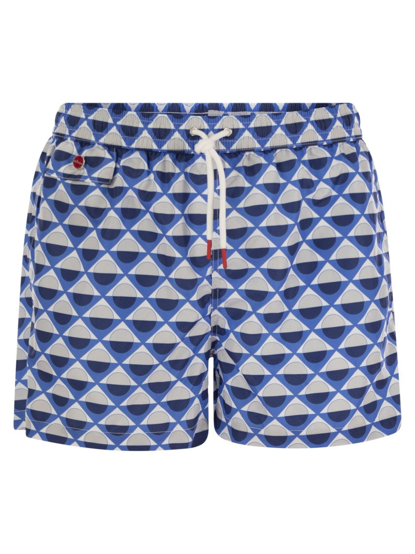 Kiton Patterned Beach Boxers