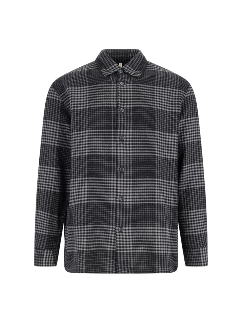 Sunflower "Studio" Checked Shirt Grey
