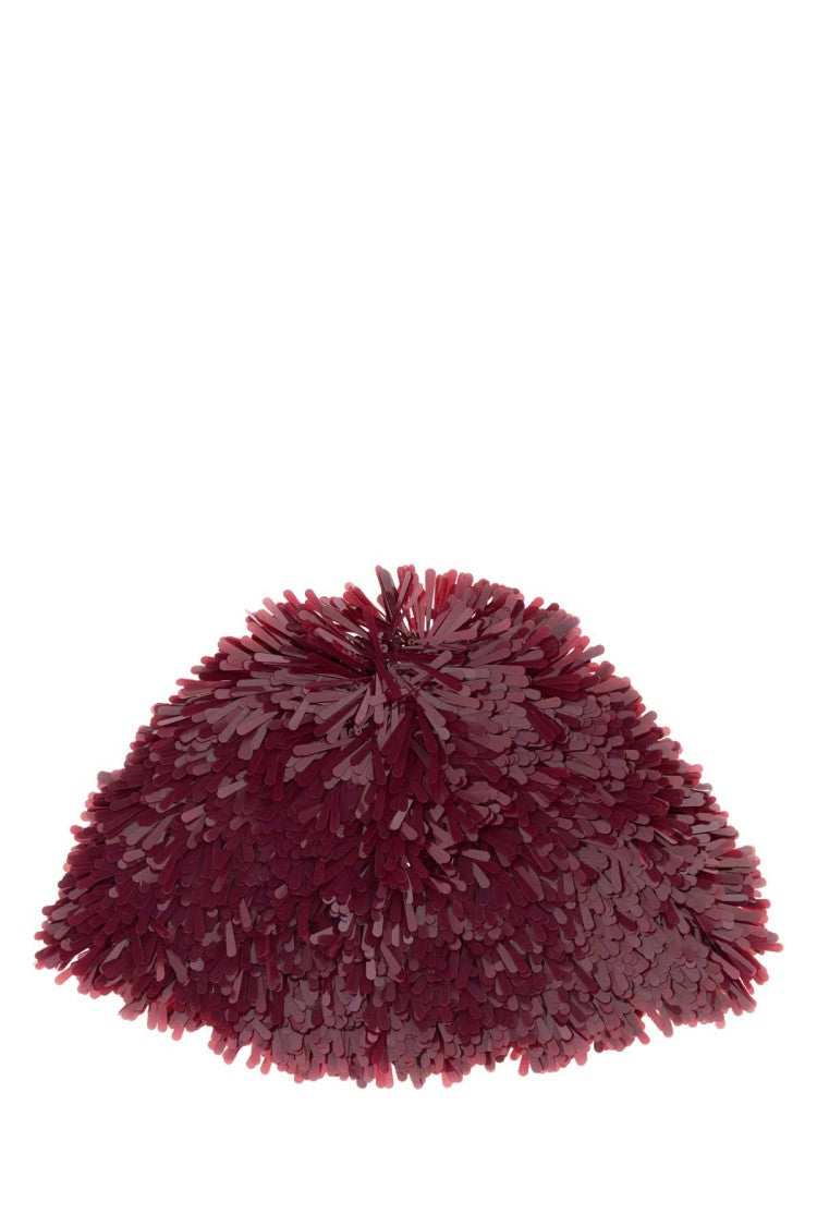 Alanui Bordeaux Polyvinyle Blend Sunset On Manhattan Beanie Hat