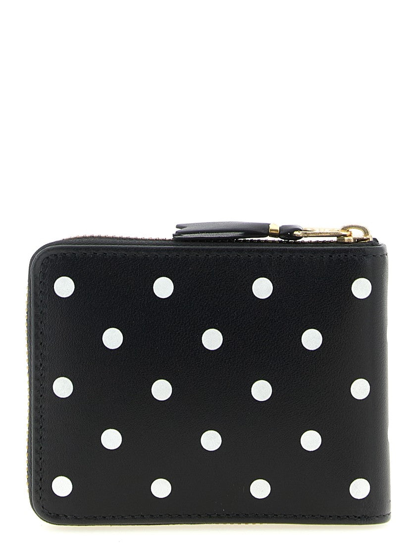 Comme Des Garçons Polka Dots Printed Wallet