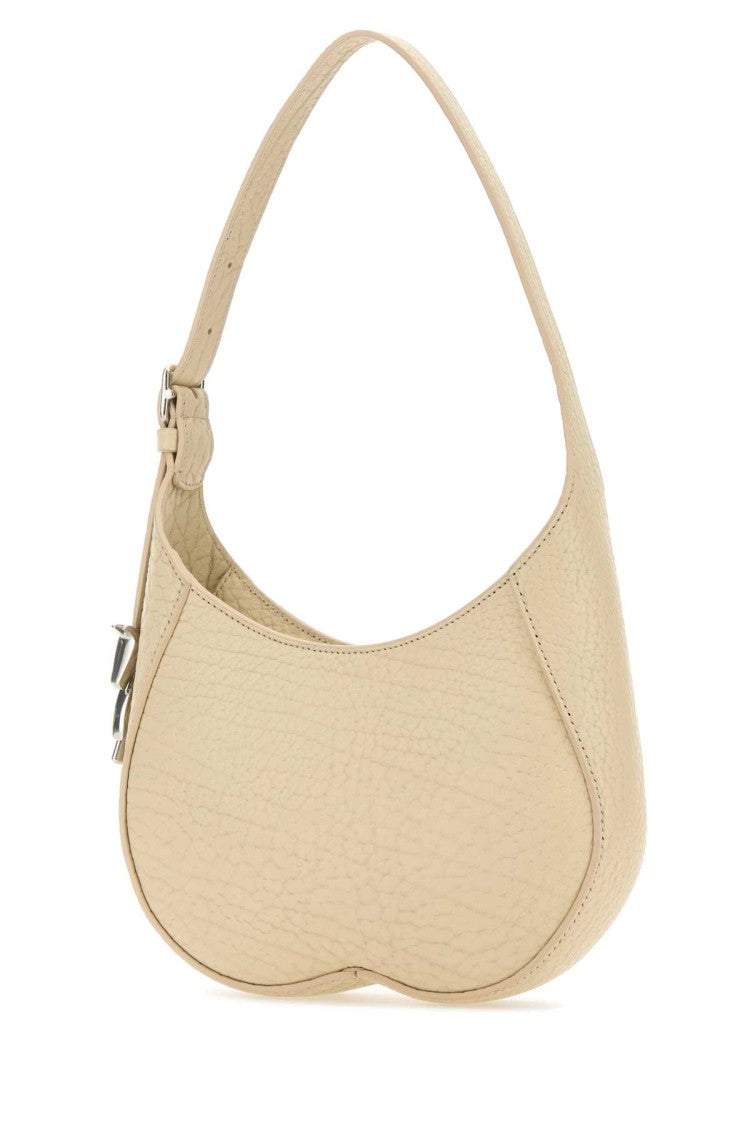Burberry Sand Leather Small Chess Shoulder Bag