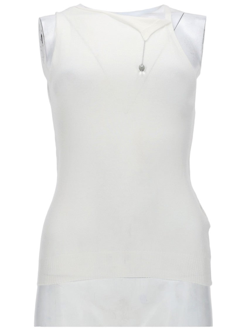 Paloma Wool Fitted Sleeveless Top In Smooth Mako Cotton