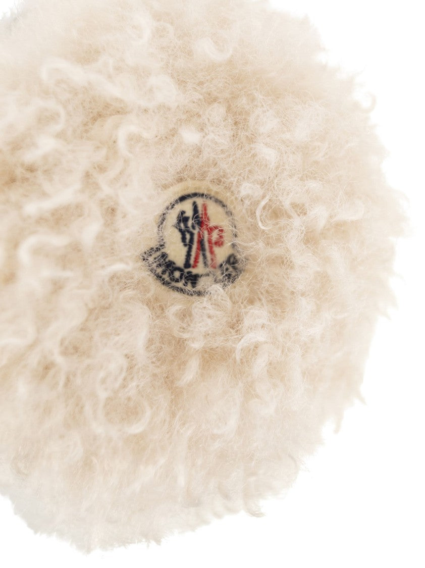 Moncler Teddy-Effect Fleece-Lined Earmuffs