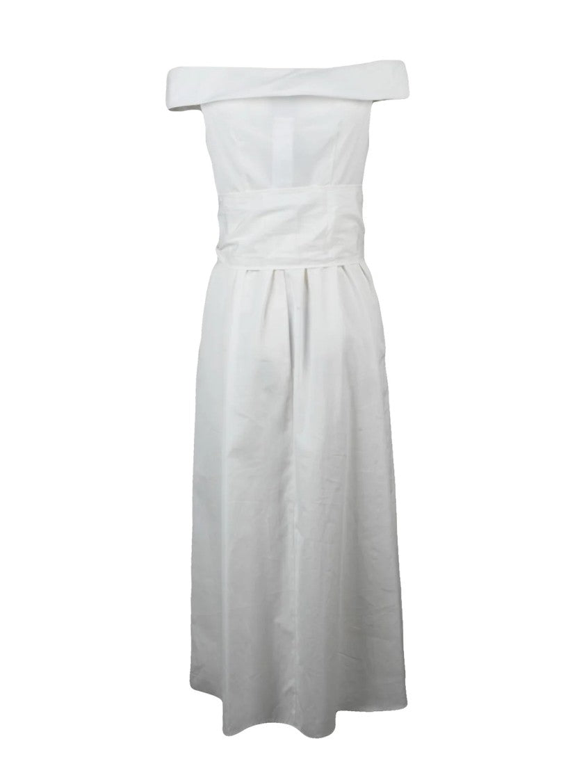 Max Mara Prosit Dress Cotton - White