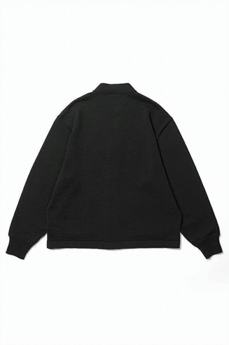 Visvim Classic V-Neck Button-Down Cardigan With Textured Knit Pattern