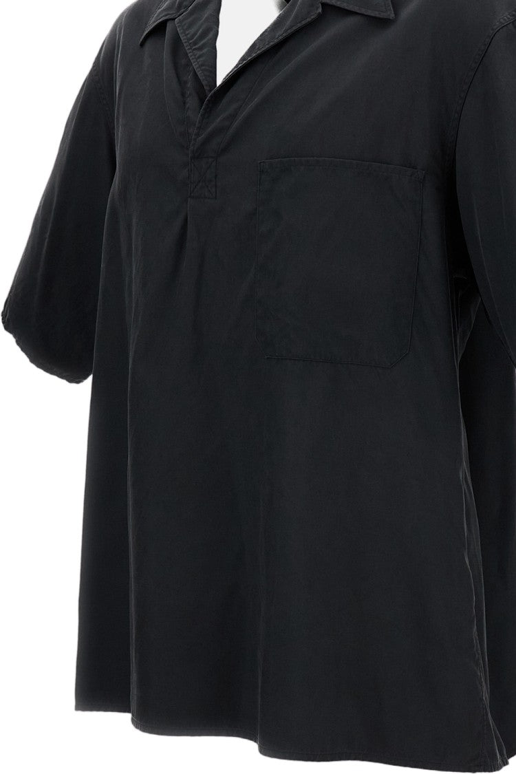 Kaptain Sunshine Silk Short-Sleeve Shirt With V-Neck