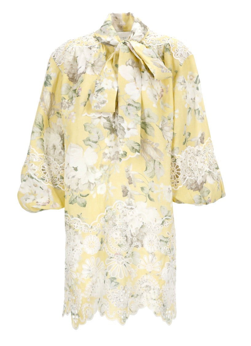 Zimmermann Acacia Broderie Tie Dress