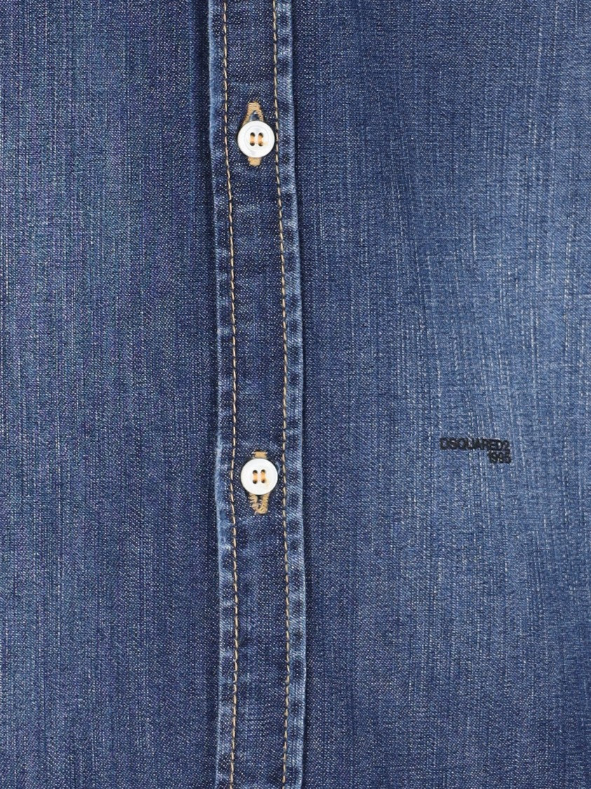 Dsquared2 "Relax Dan" Denim Shirt – Blue