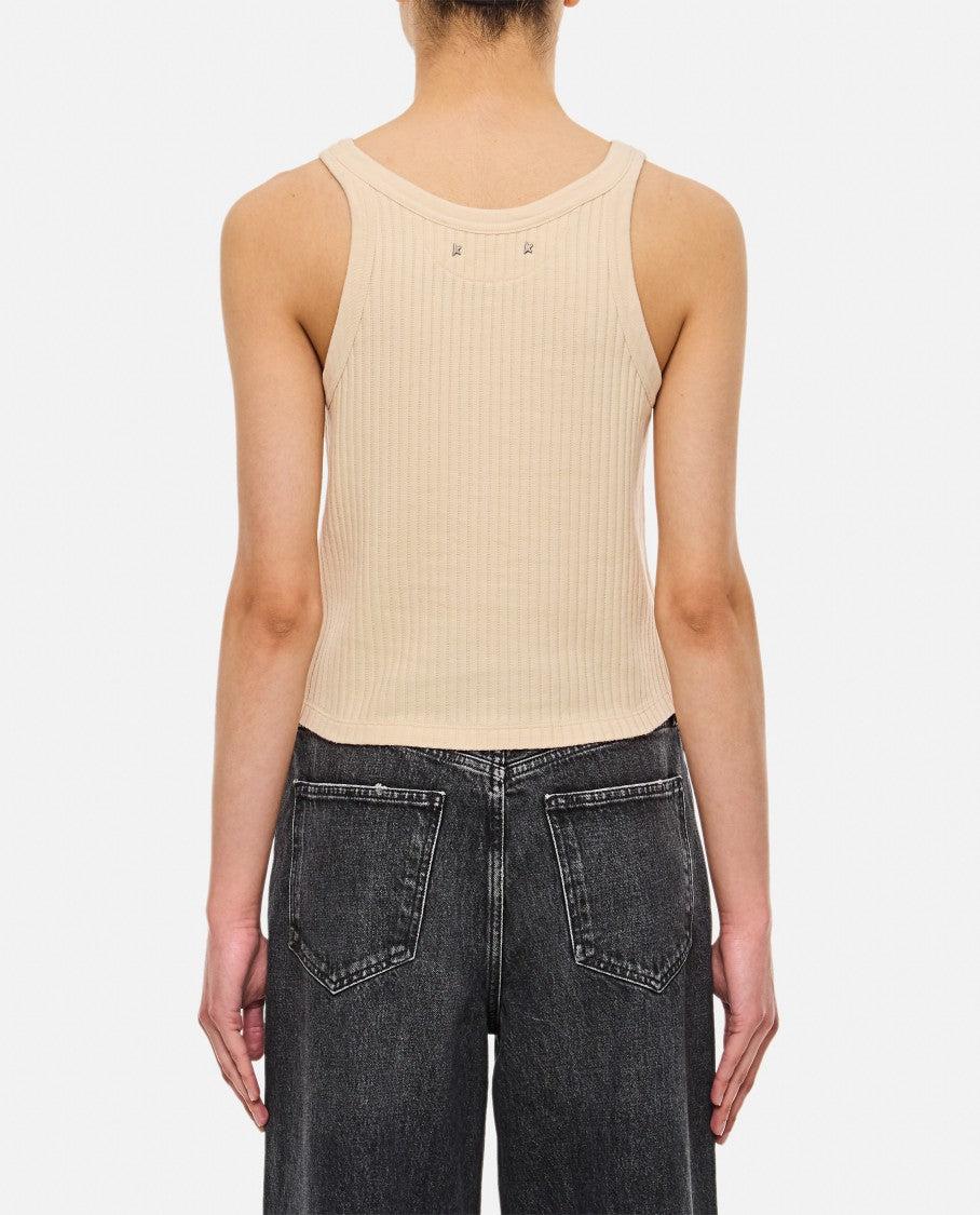 Golden Goose Deluxe Brand Ribbed Tank Top